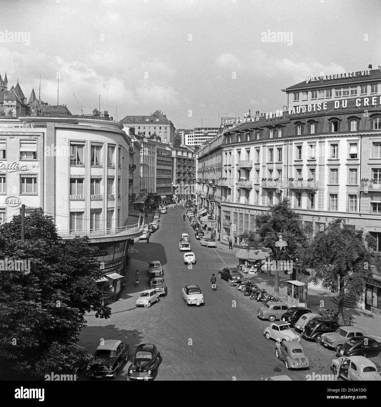 in Bern, Schweiz 1950er Jahre. At Bern, Switzerland 1950s