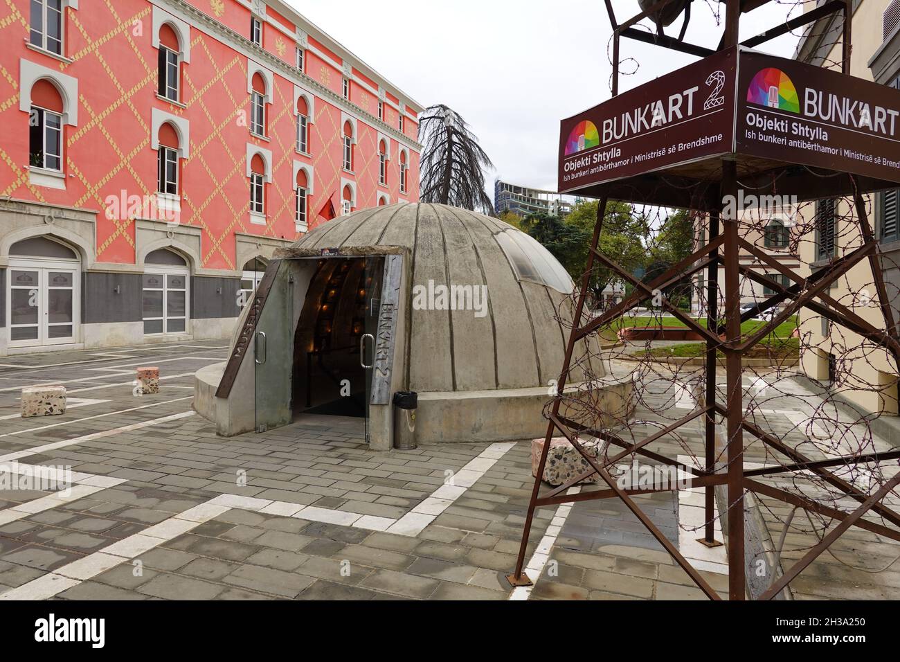 Bunk'Art 2 nuclear shelter museum, Tirana, Albania, Balkans, Europe Stock Photo