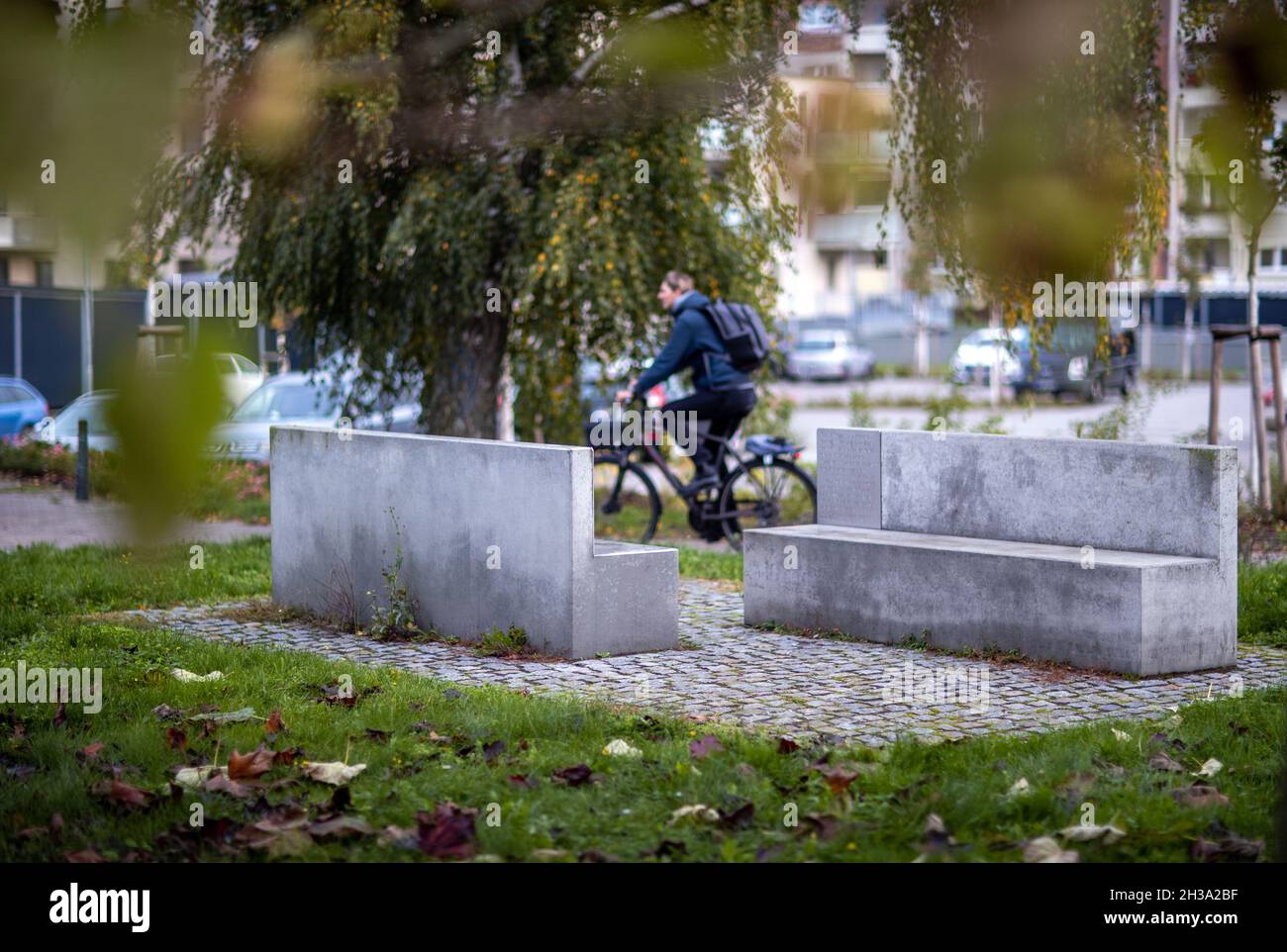 Rostock, Germany. 20th Oct, 2021. The memorial of NSU victim Mehmet