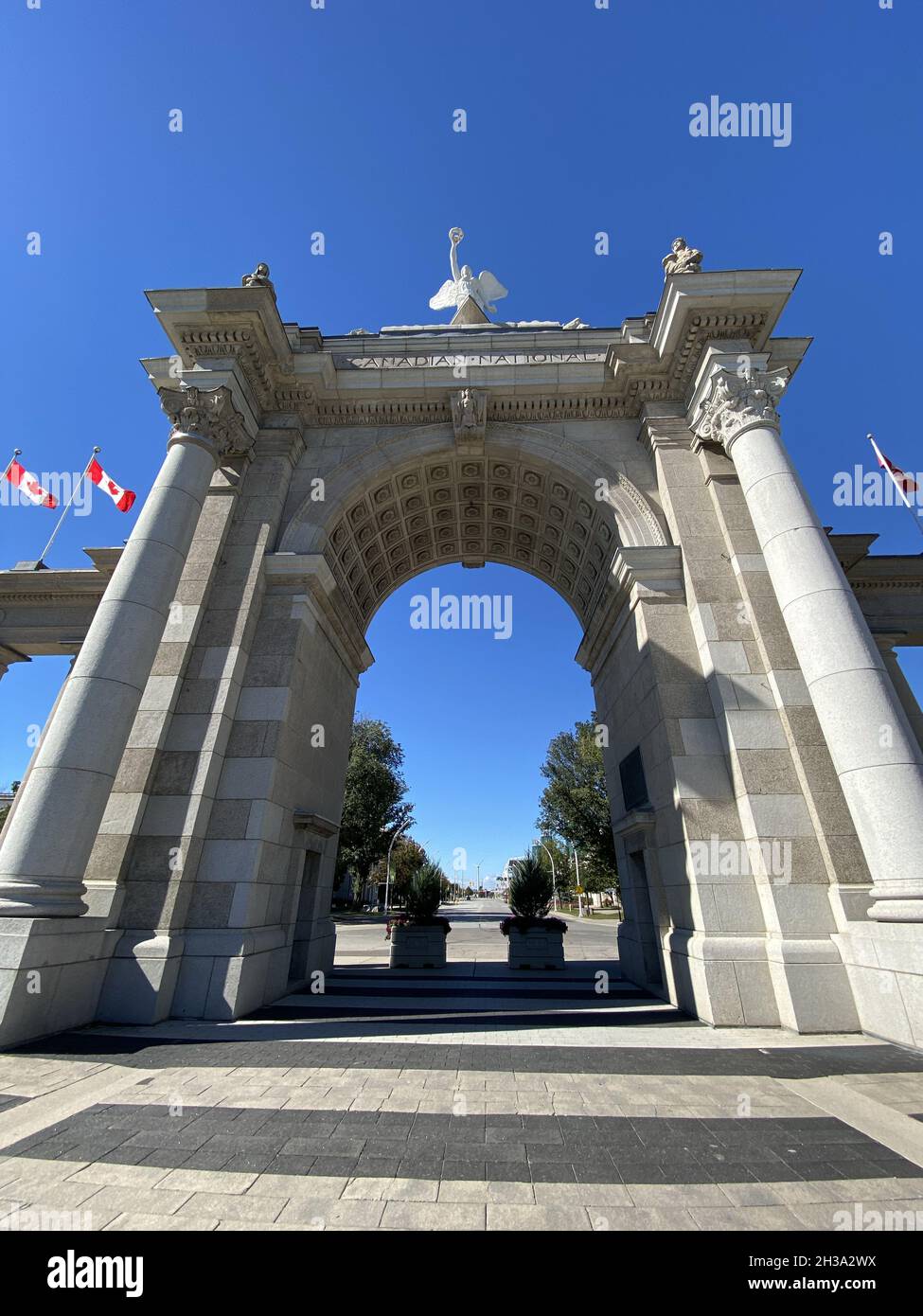 Famous Princes' Gates in Toronto Canada Stock Photo Alamy