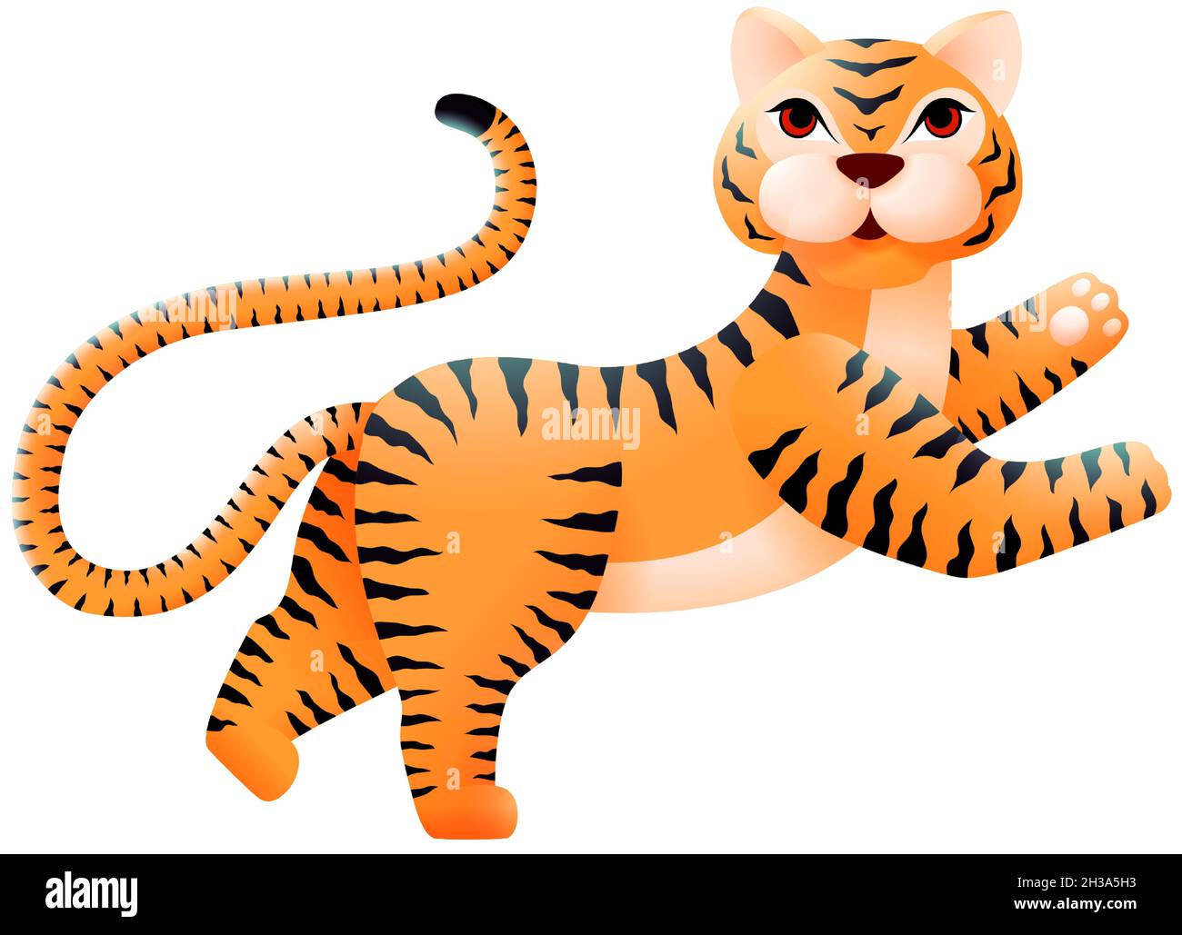 Cute tiger. Wild big cat cartoon character Stock Vector Image & Art - Alamy Cute tiger. Wild big cat cartoon character Stock Vector Image & Art - Alamy