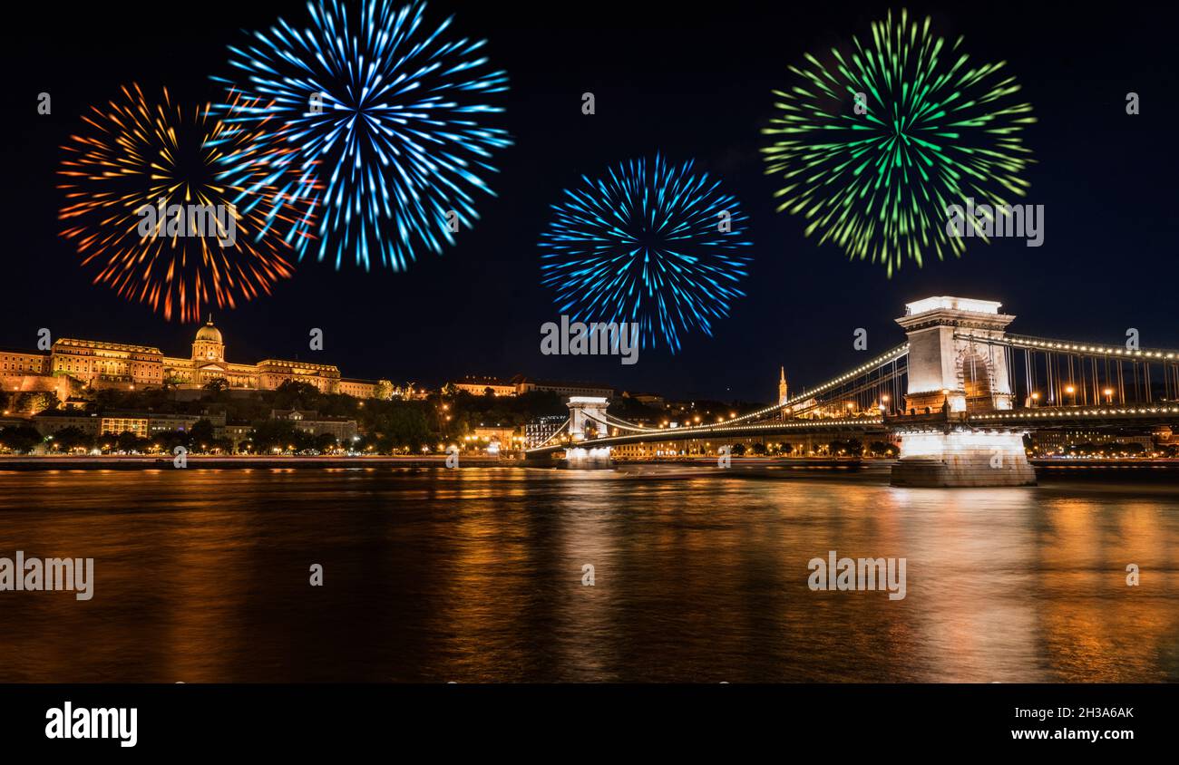 New year eve in budapest hi-res stock photography and images - Alamy