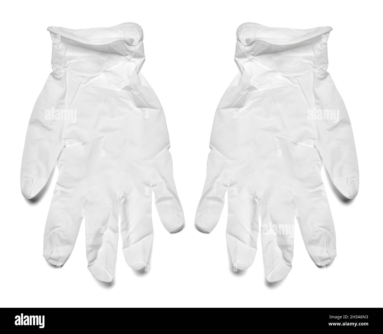 latex glove protective protection virus medical health hygiene Stock Photo