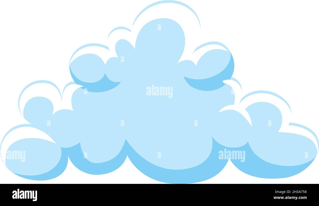 Cartoon cloud. Fluffy cute style. Heaven sky icon Stock Vector Image ...