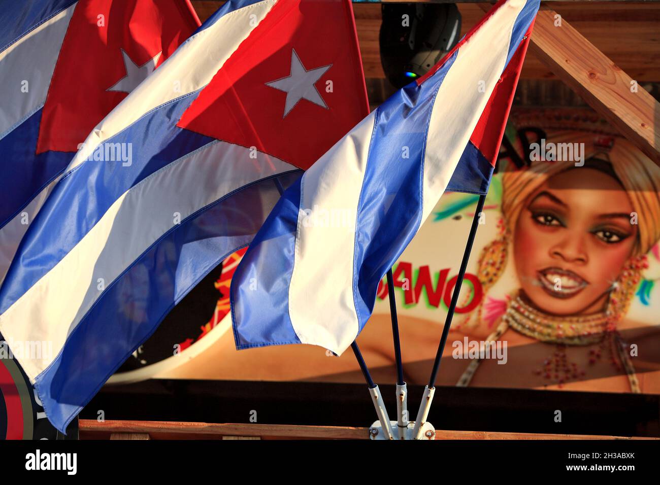 CUBA, CUBAN NATIONAL FLAG Stock Photo Alamy