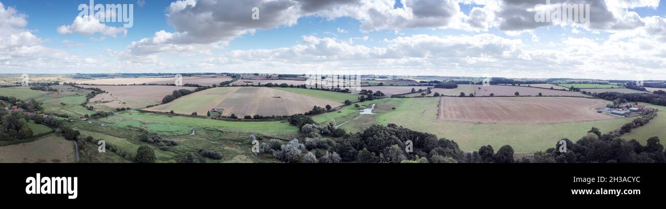 Aerial farm england land hi-res stock photography and images - Alamy