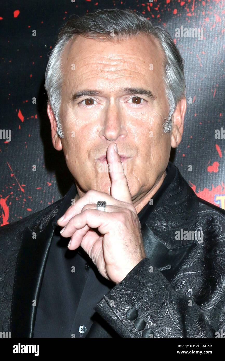 October 26, 2021, Burbank, CA, USA: LOS ANGELES - OCT 26:  Bruce Campbell at the 46th Annual Saturn Awards at the Marriott Convention Center on October 26, 2021 in Burbank, CA (Credit Image: © Kay Blake/ZUMA Press Wire) Stock Photo