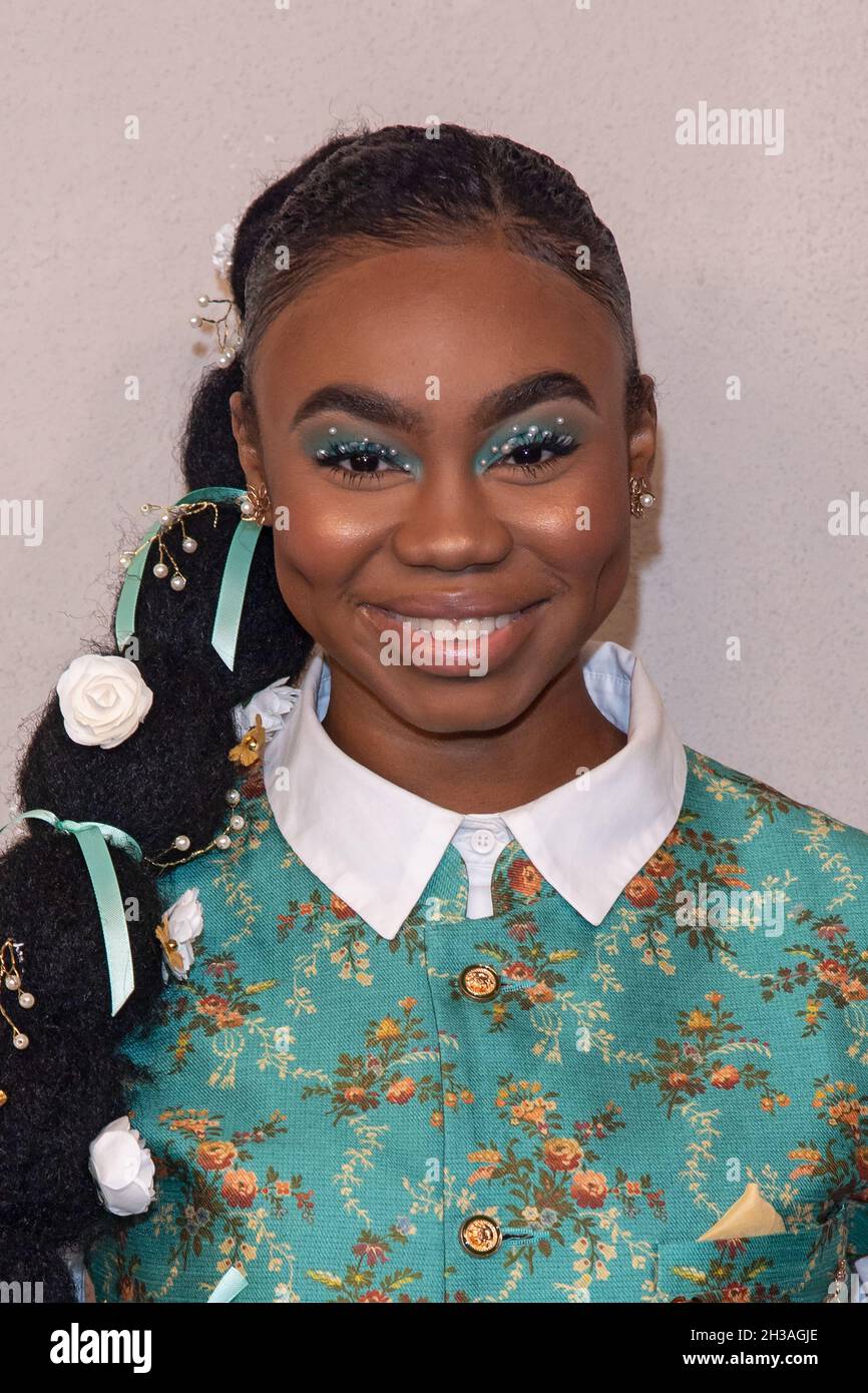 Jordan Rice attends the "Swagger" New York premiere at the Brooklyn Academy  of Music in New York City. (Photo by Ron Adar / SOPA Images/Sipa USA Stock  Photo - Alamy
