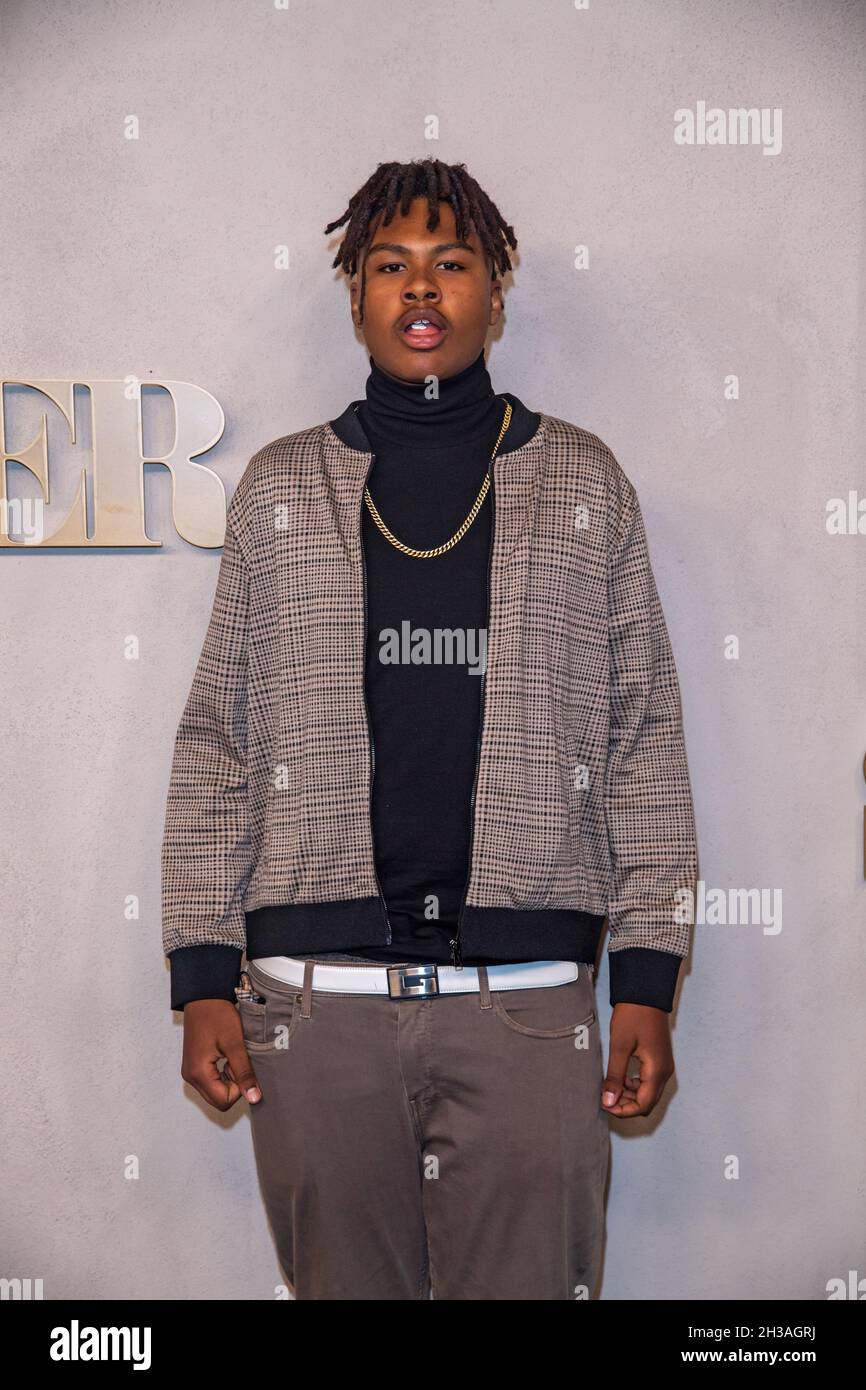 NEW YORK, NY OCTOBER 26 Solomon Irama attends the "Swagger" New York