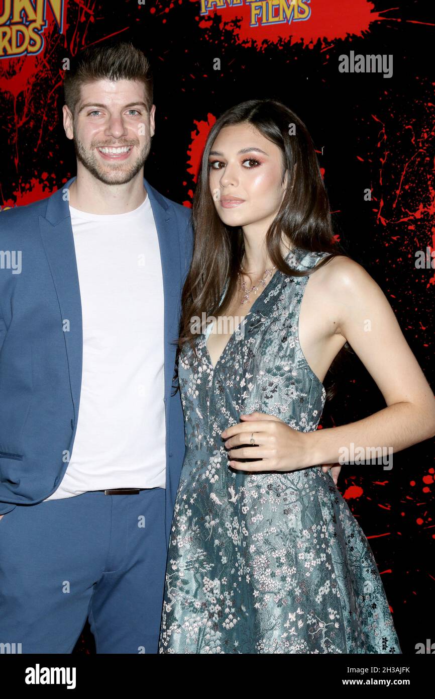Nathan K Weir, Nicole Maines at the 46th Annual Saturn Awards at the Marriott Convention Center