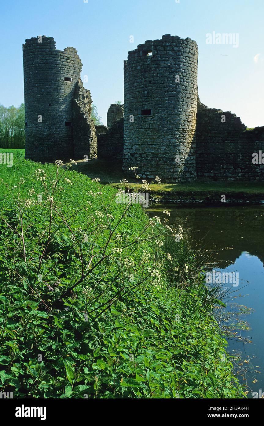 FRANCE. VENDEE (85) TTHE CASTLE OF COMEQUIER Stock Photo