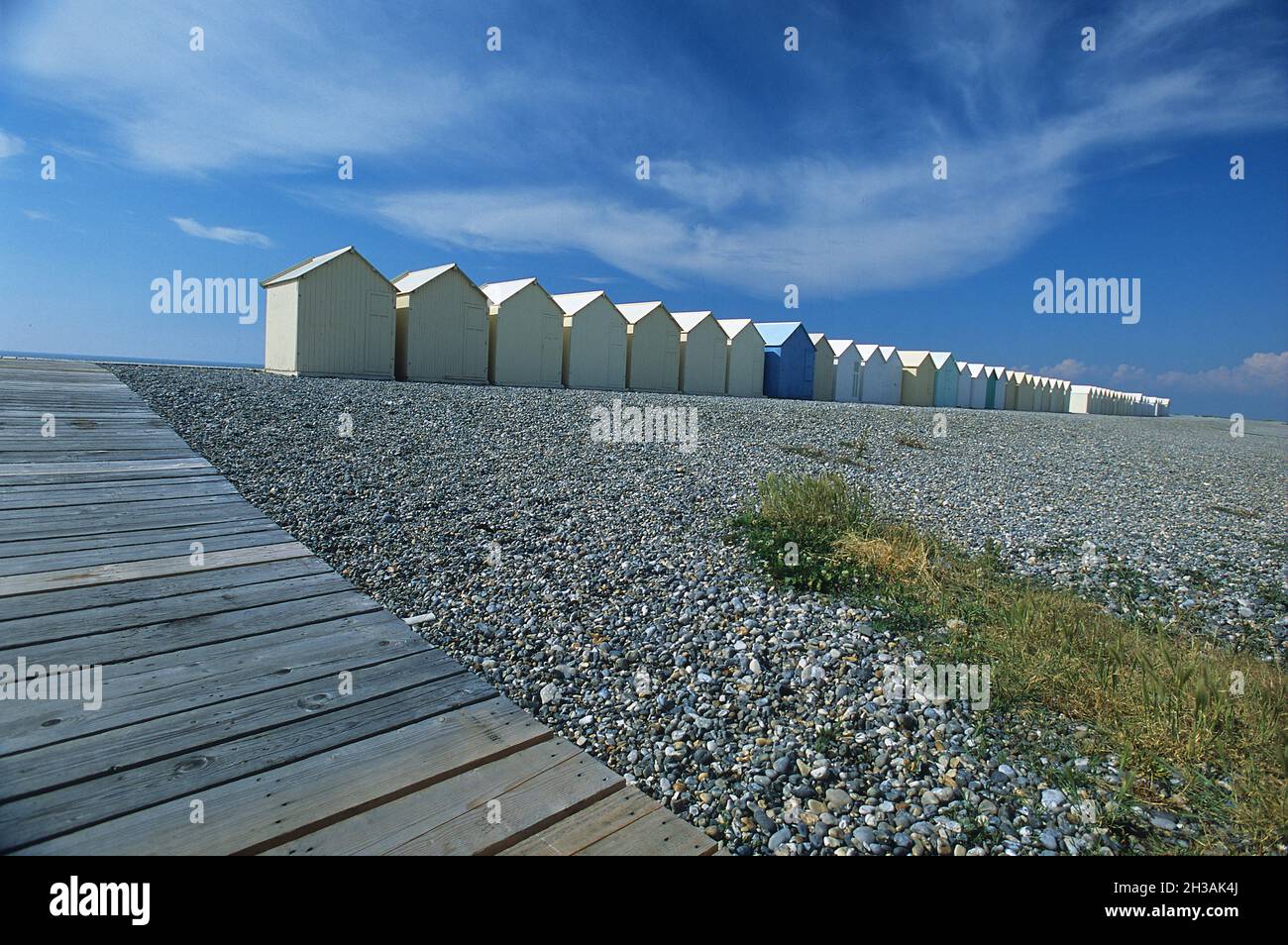 FRANCE. SOMME (80) CAYEUX SUR MER Stock Photo
