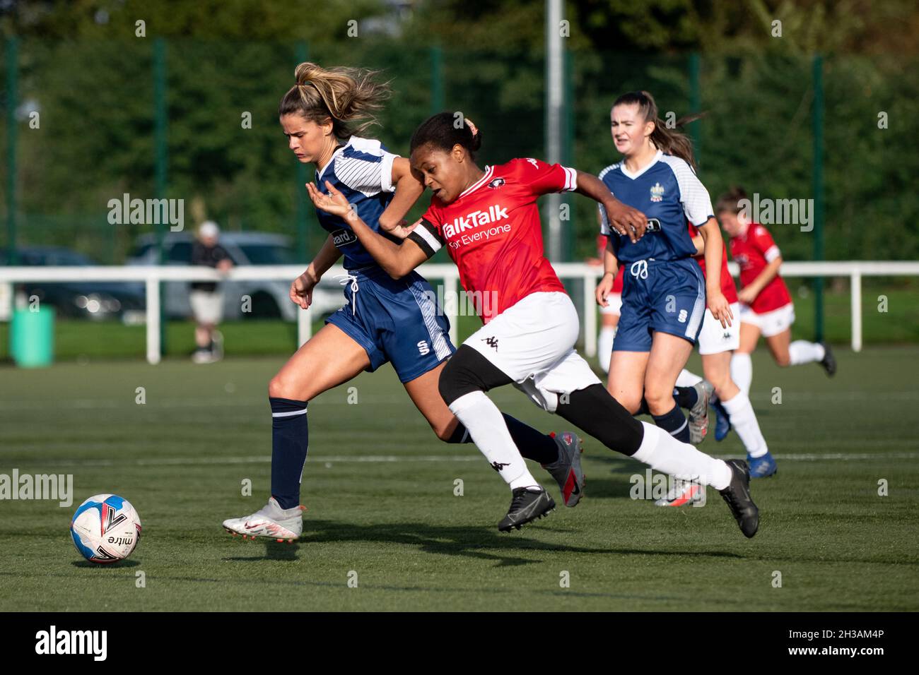 Salford City Lionesses 3-0 AFC Darwen Ladies Stock Photo