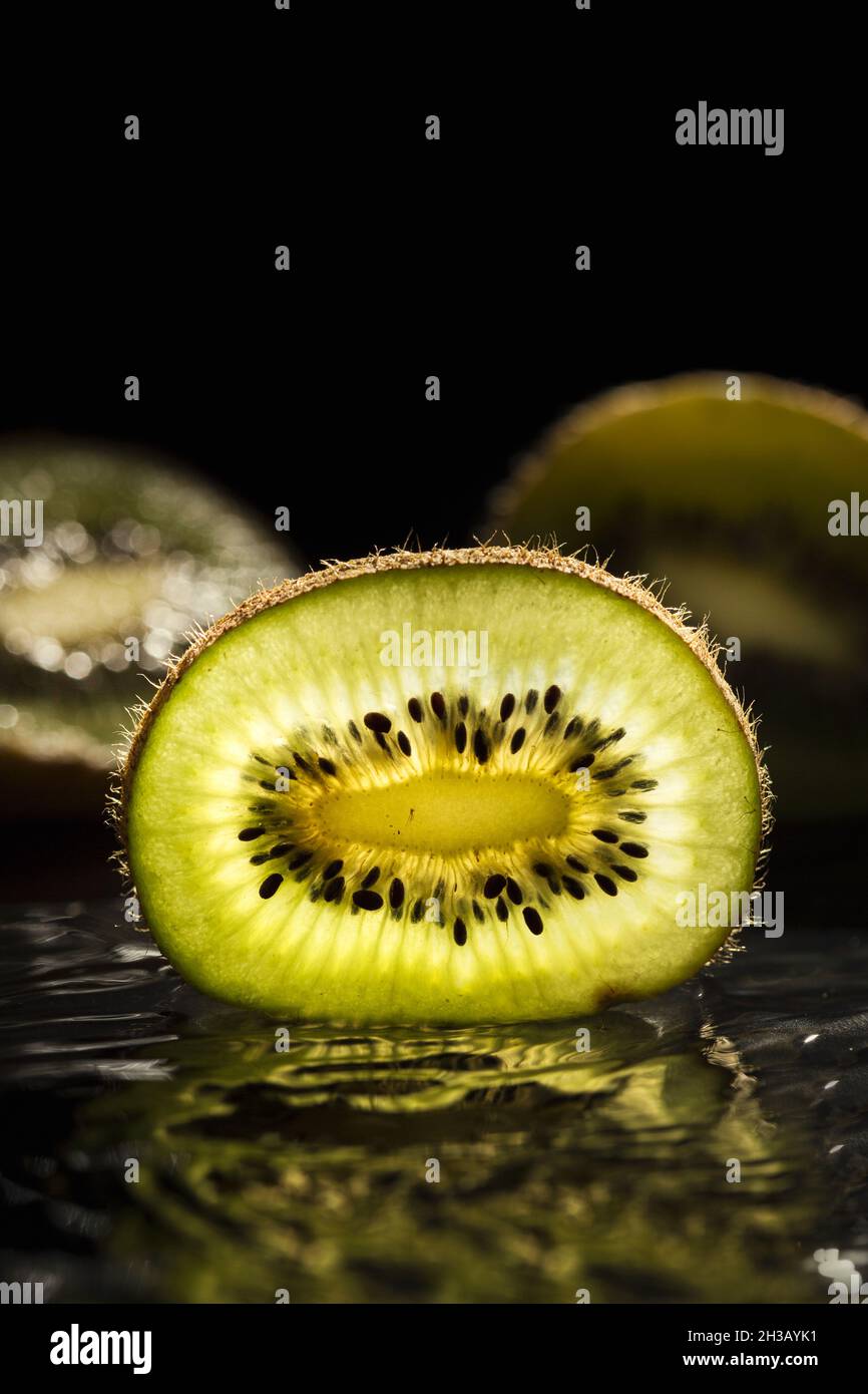 Kiwi fruit like you've never seen it before Stock Photo Alamy