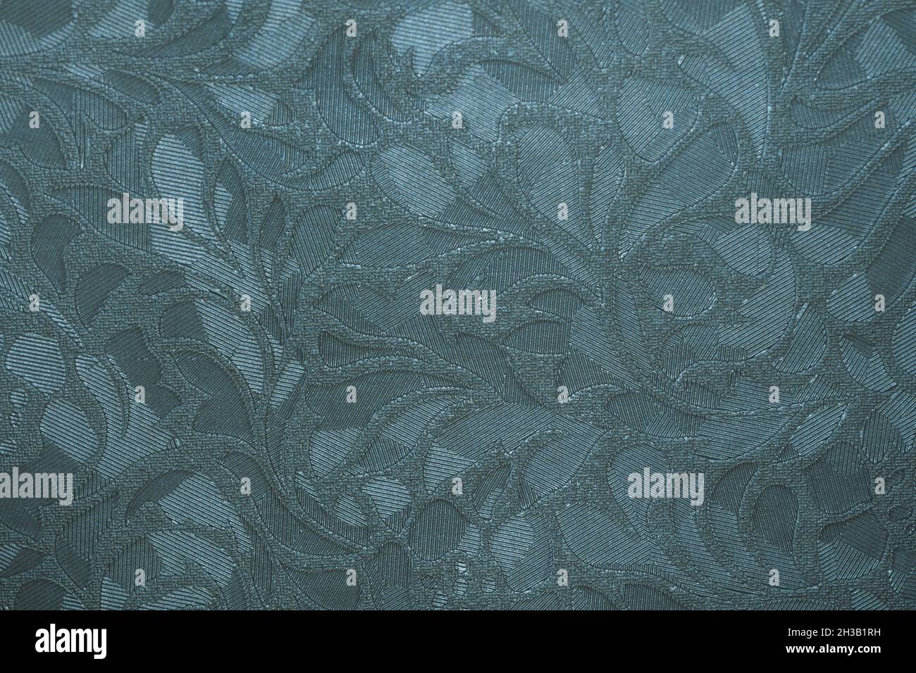 retro tapestry background with a delicate grid textured pattern Stock Photo