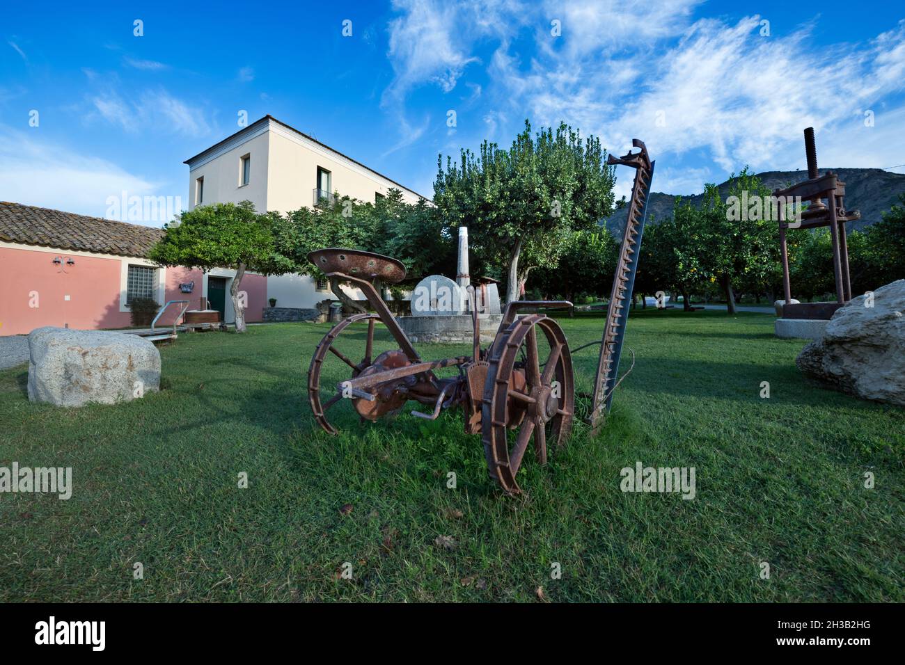 Italy, Calabria, Locri (Rc), holiday farm Stock Photo