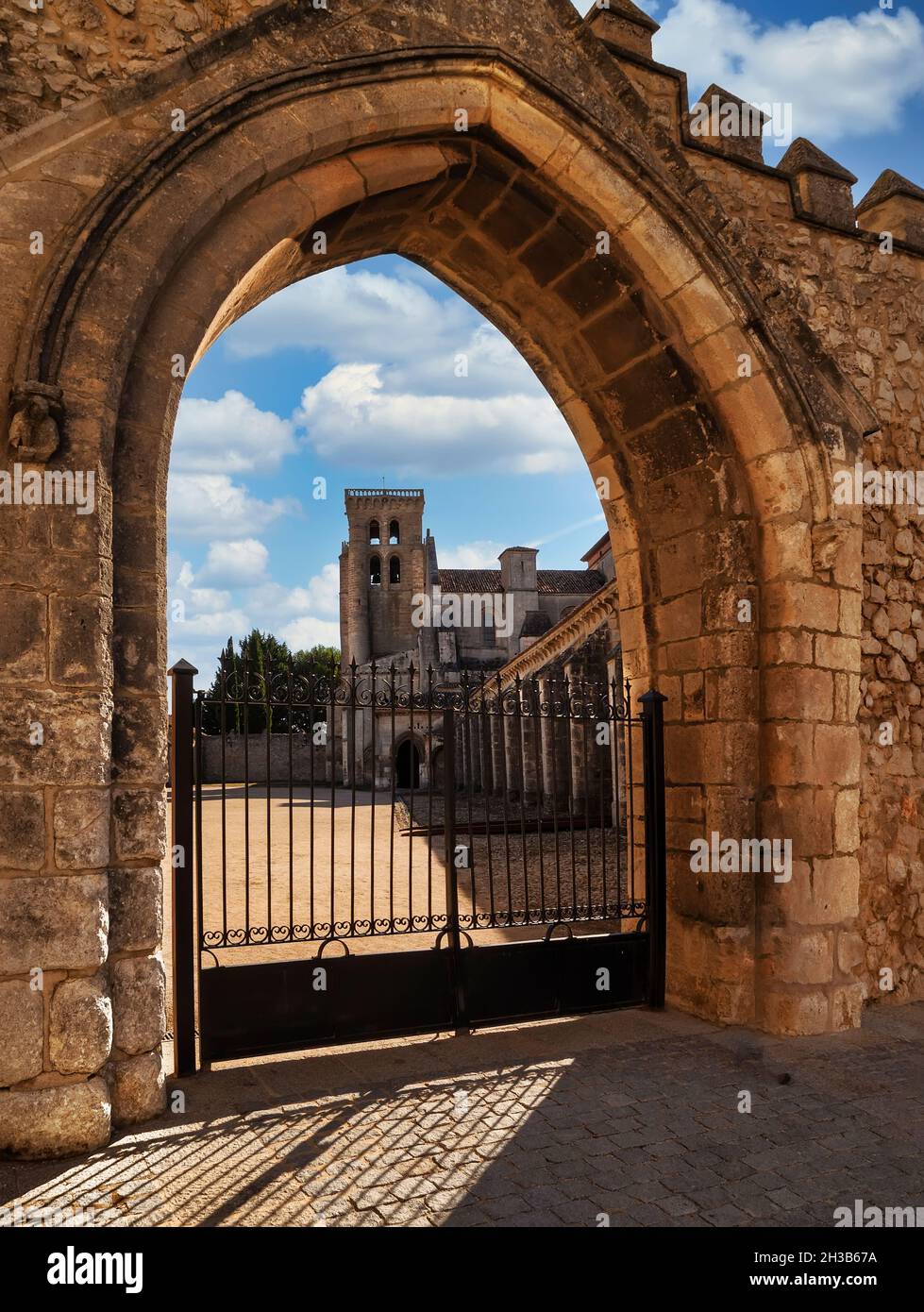 Monastery of Santa Maria la Real de las Huelgas, Burgos, Spain Stock Photo