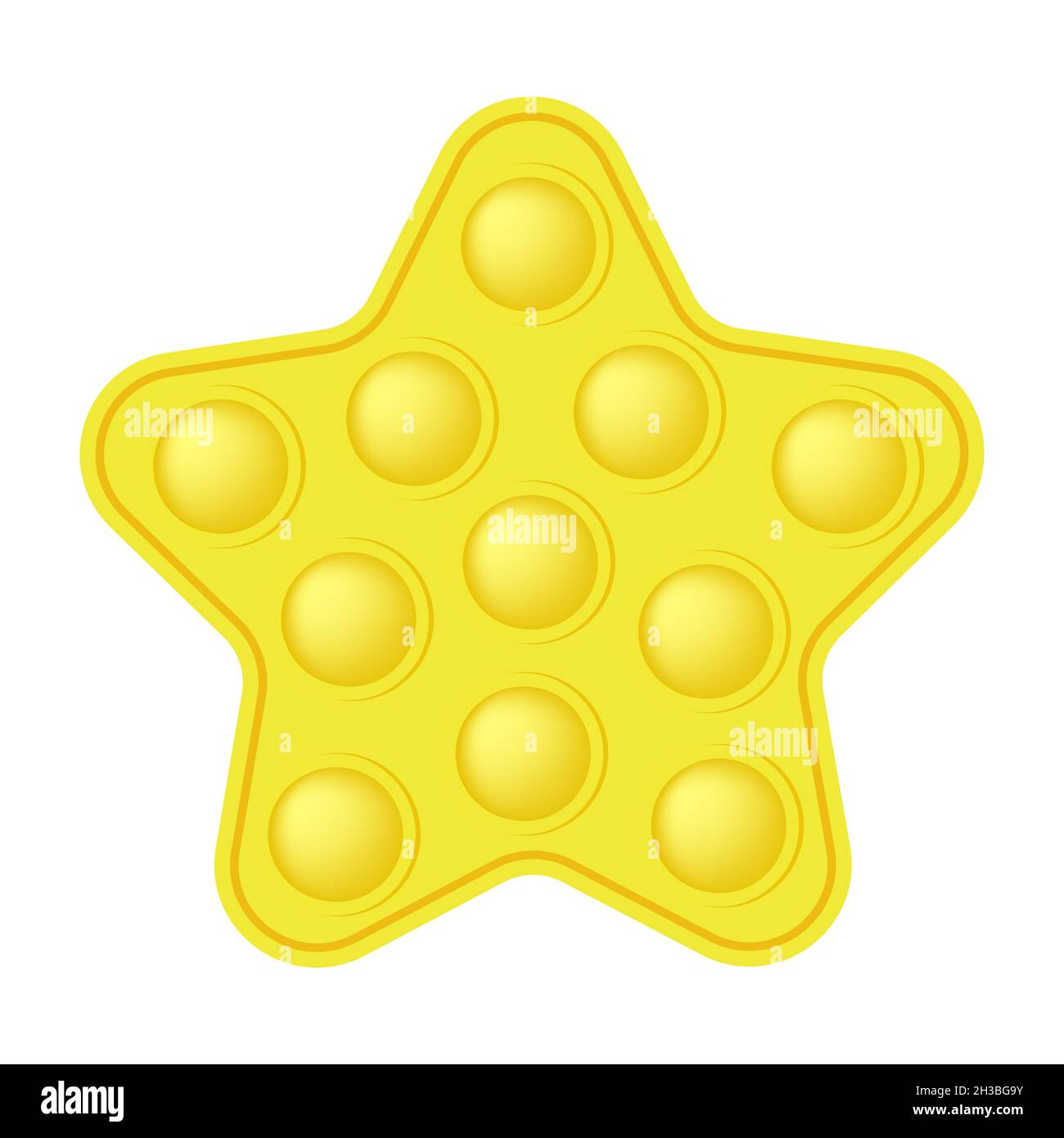 Yellow Pop it Fidget Toy– Pop Its Toys