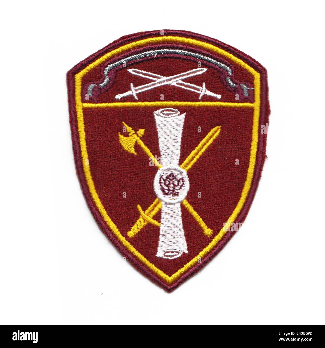 Russian internal troops patch with white background Stock Photo - Alamy