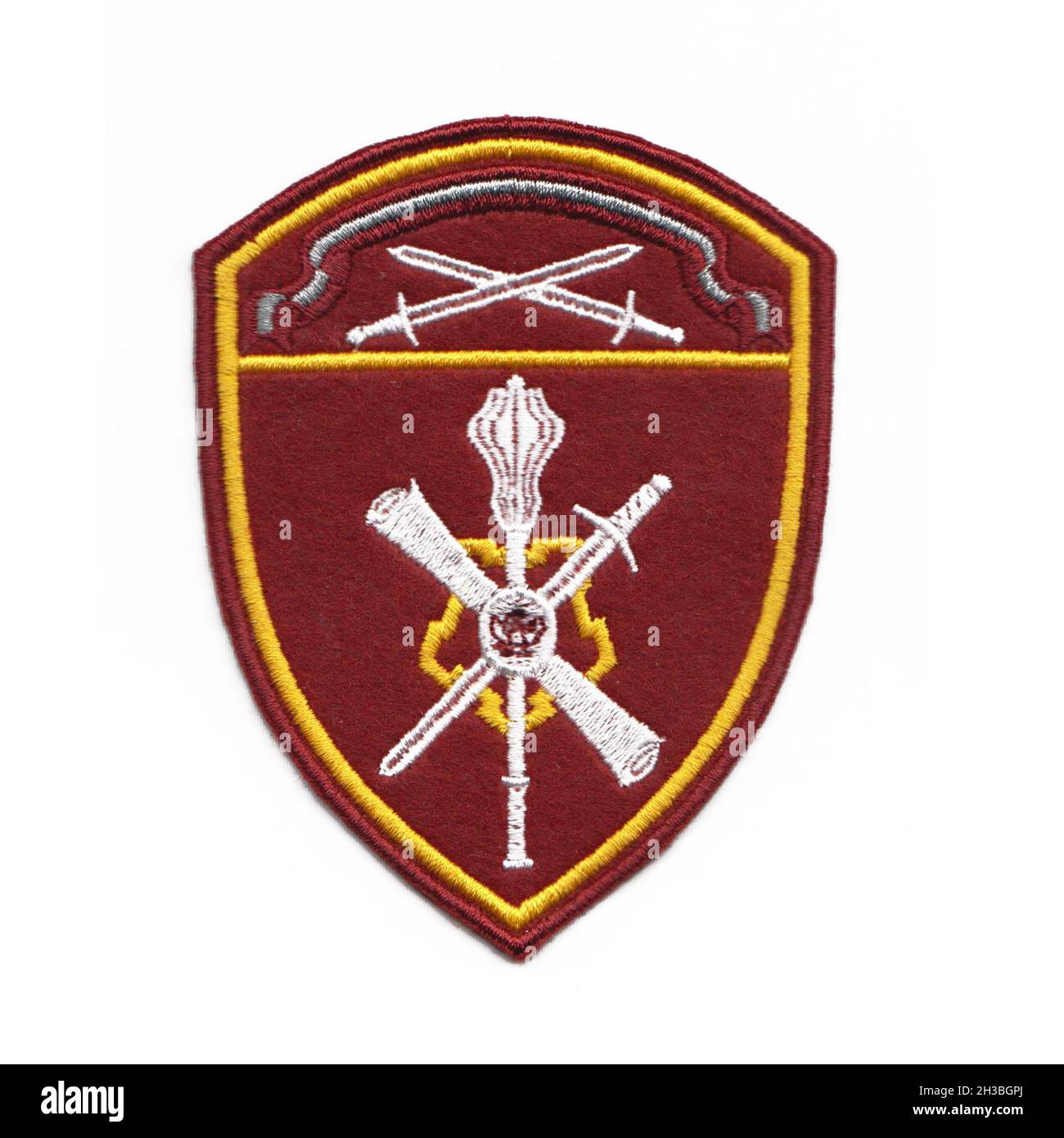 Russian internal troops patch with white background Stock Photo - Alamy
