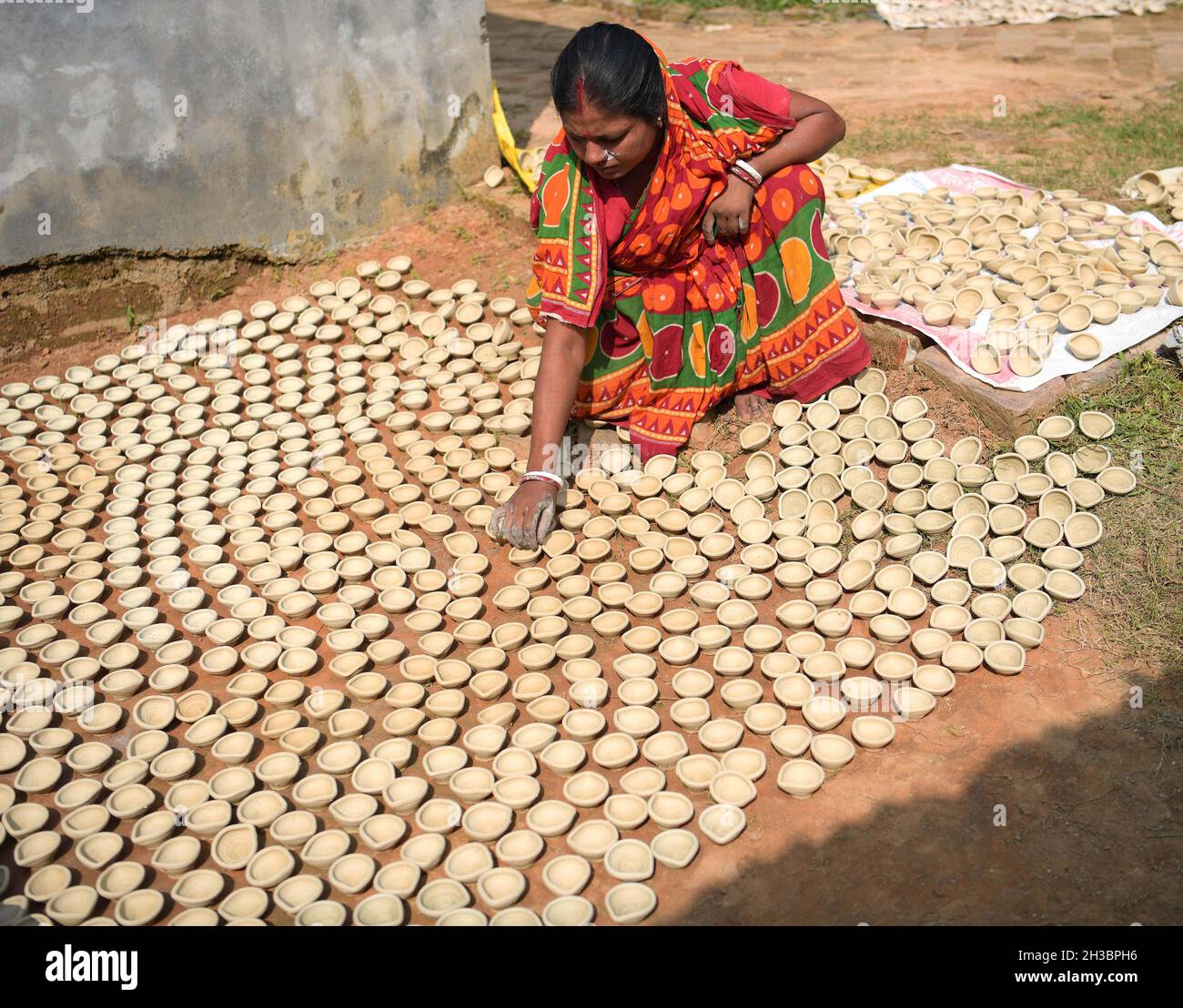 A diya, diyo, deya, divaa, deepa, deepam, or deep is an oil lamp