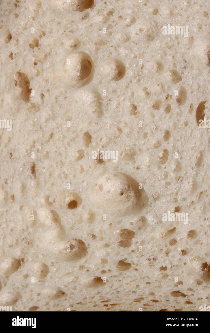 tasty white gluten free toast close up Stock Photo