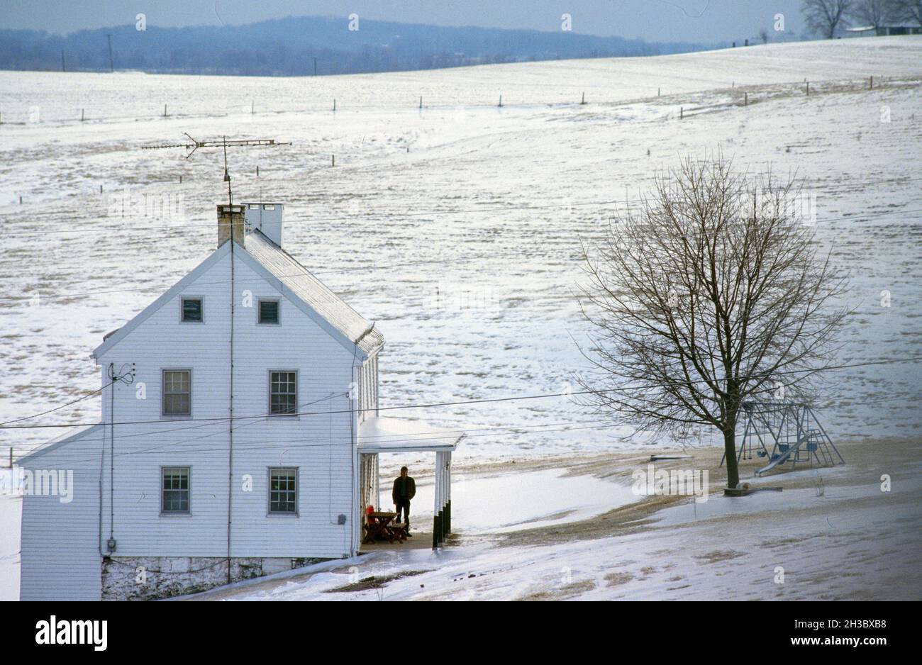Farms and landscape in Frederick County Maryland Stock Photo - Alamy