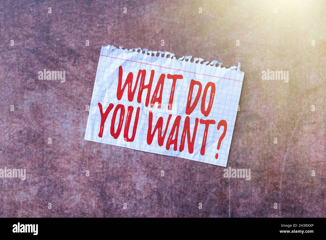 Conceptual display What Do You Want Question. Conceptual photo say or ...