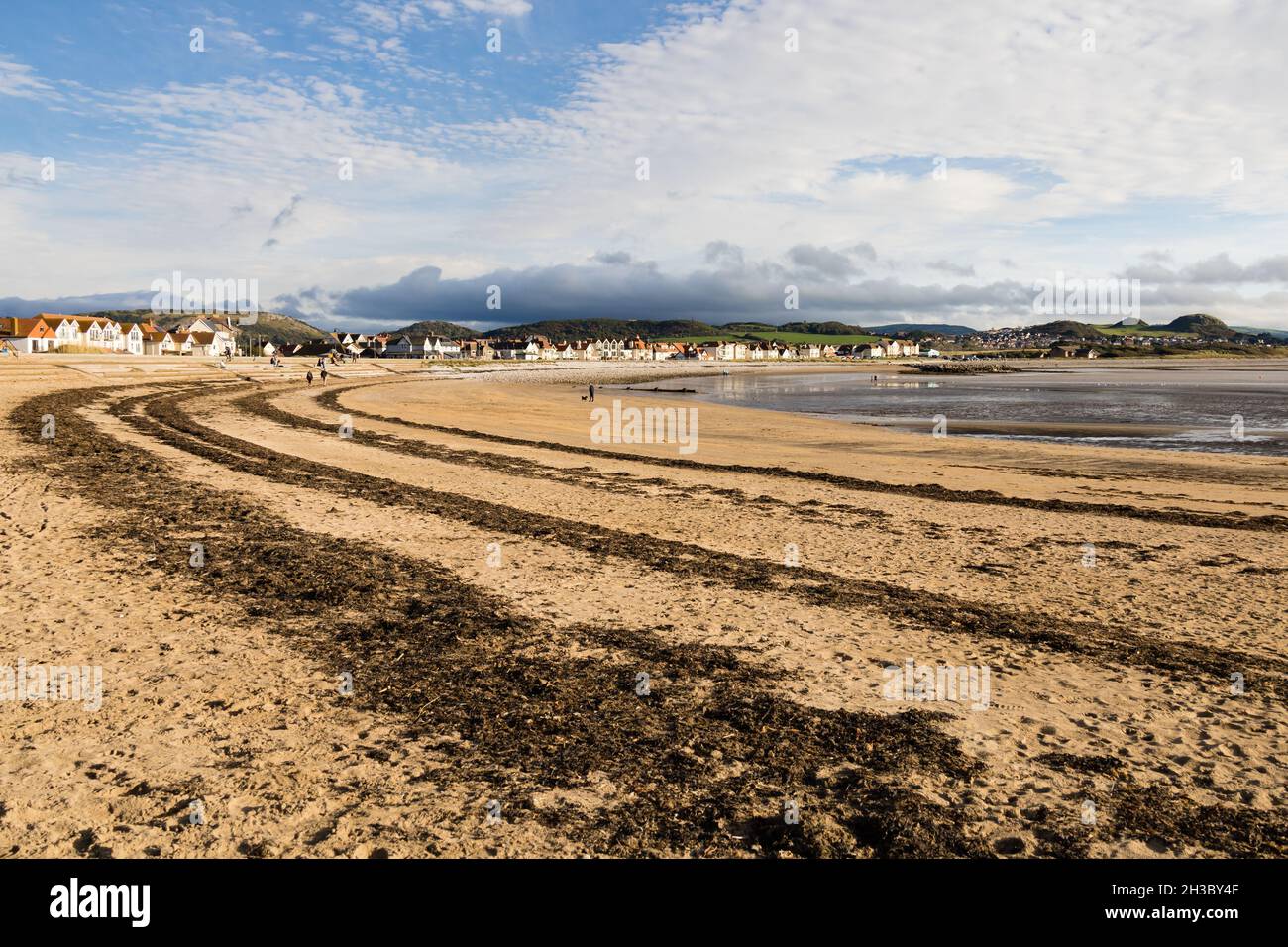 Llandudno, West Shore Beach, Clwyd, Wales. Stock Photo