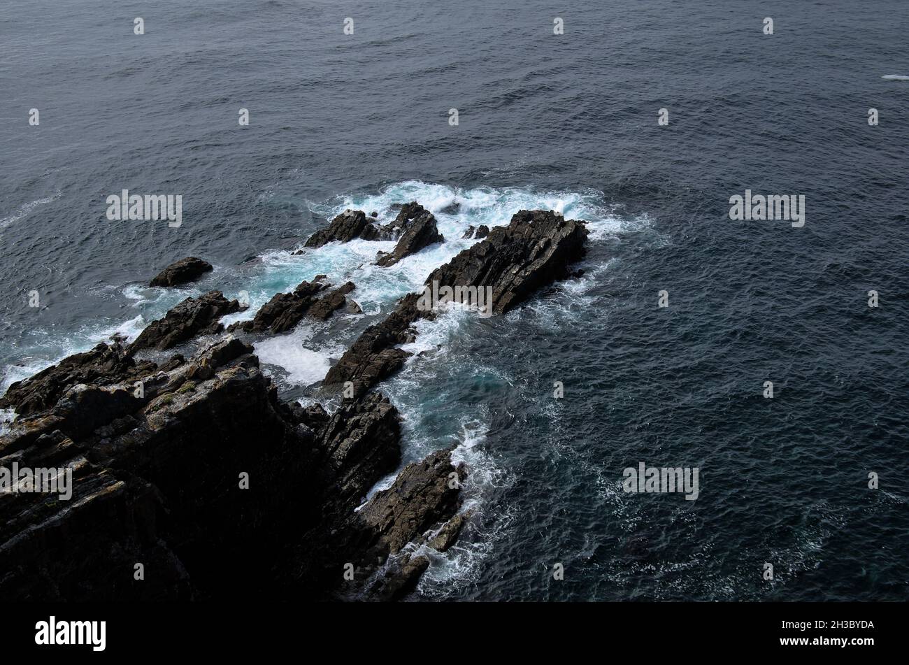 Cabo Sardão (Sardao Cape) Cliffs and Sea in Alentejo, Portugal Stock Photo