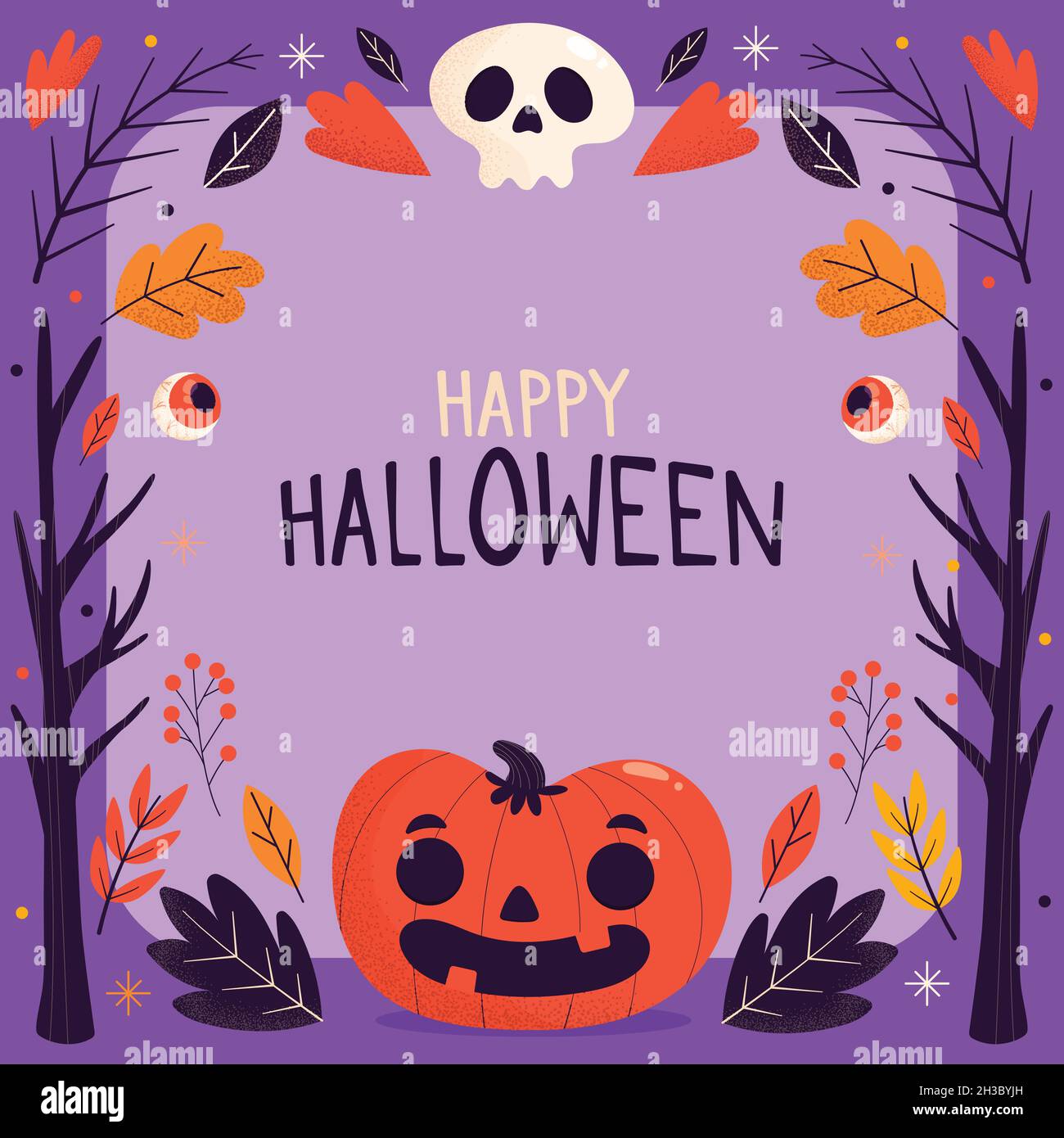 Hand Drawn Pumpkin Skull Halloween Frame Design Vector Illustration Stock Vector Image Art Alamy Hand Drawn Pumpkin Skull Halloween Frame Design Vector Illustration Stock Vector Image Art Alamy