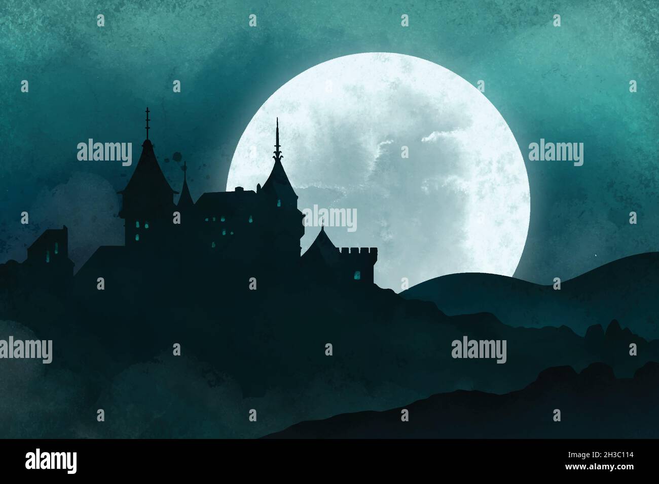happy halloween background theme design vector illustration Stock Vector