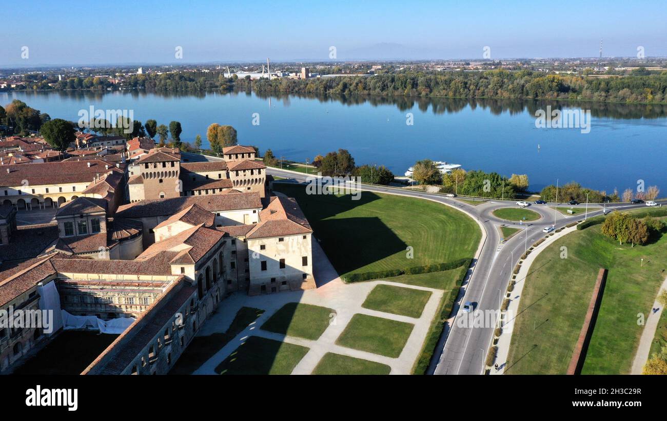 Aerial view of Mantua Italy Stock Photo Alamy