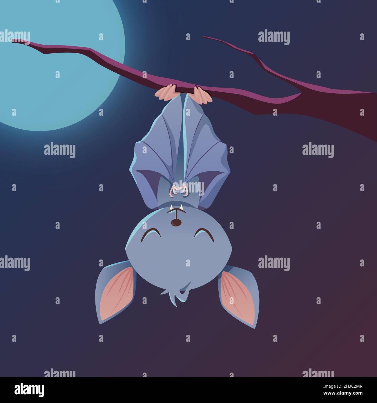 halloween bat concept design vector illustration Stock Vector Image ...