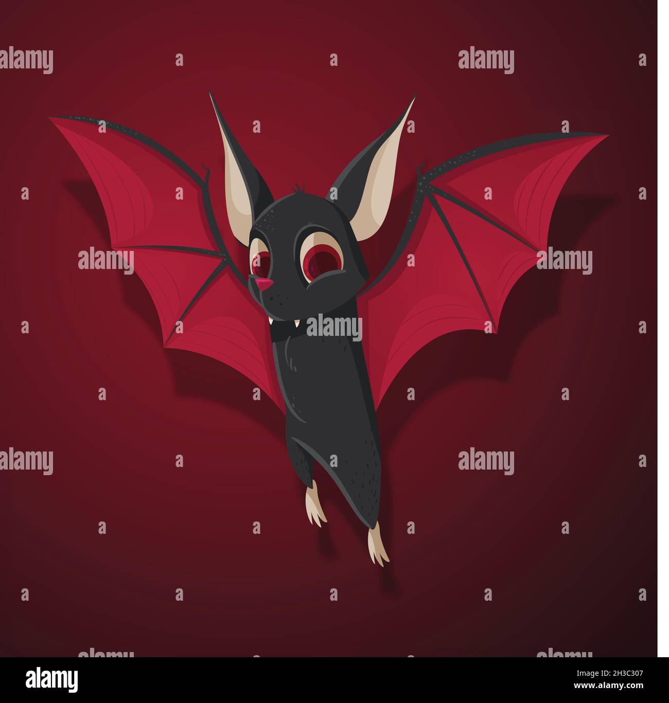 halloween bat design vector illustration Stock Vector Image & Art - Alamy