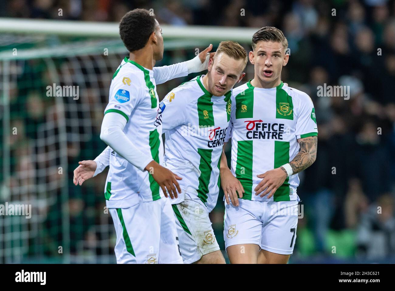 GRONINGEN,27-10-2021 ,Euroborg, TOTO KNVB Beker season 2021 / 2022. Cup,  won by FC Groningen 2014-2015 during the match Groningen - Helmond Sport  (Photo by Pro Shots/Sipa USA) *** World Rights Except Austria