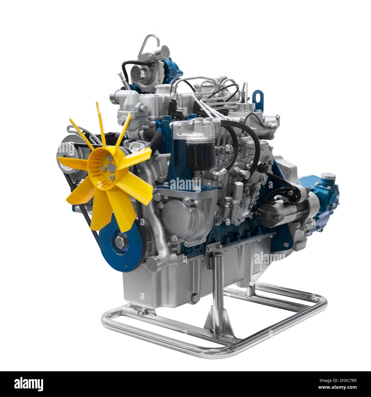 Engine Outside Simple The image of an engine under the white background Stock Photo - Alamy