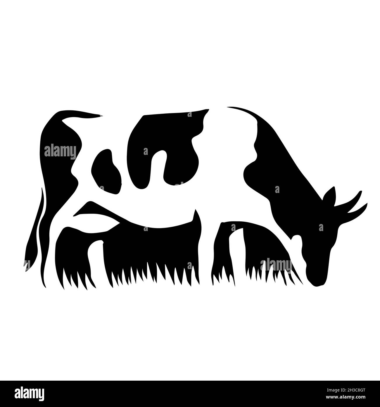 cows eating grass clipart for bulletin