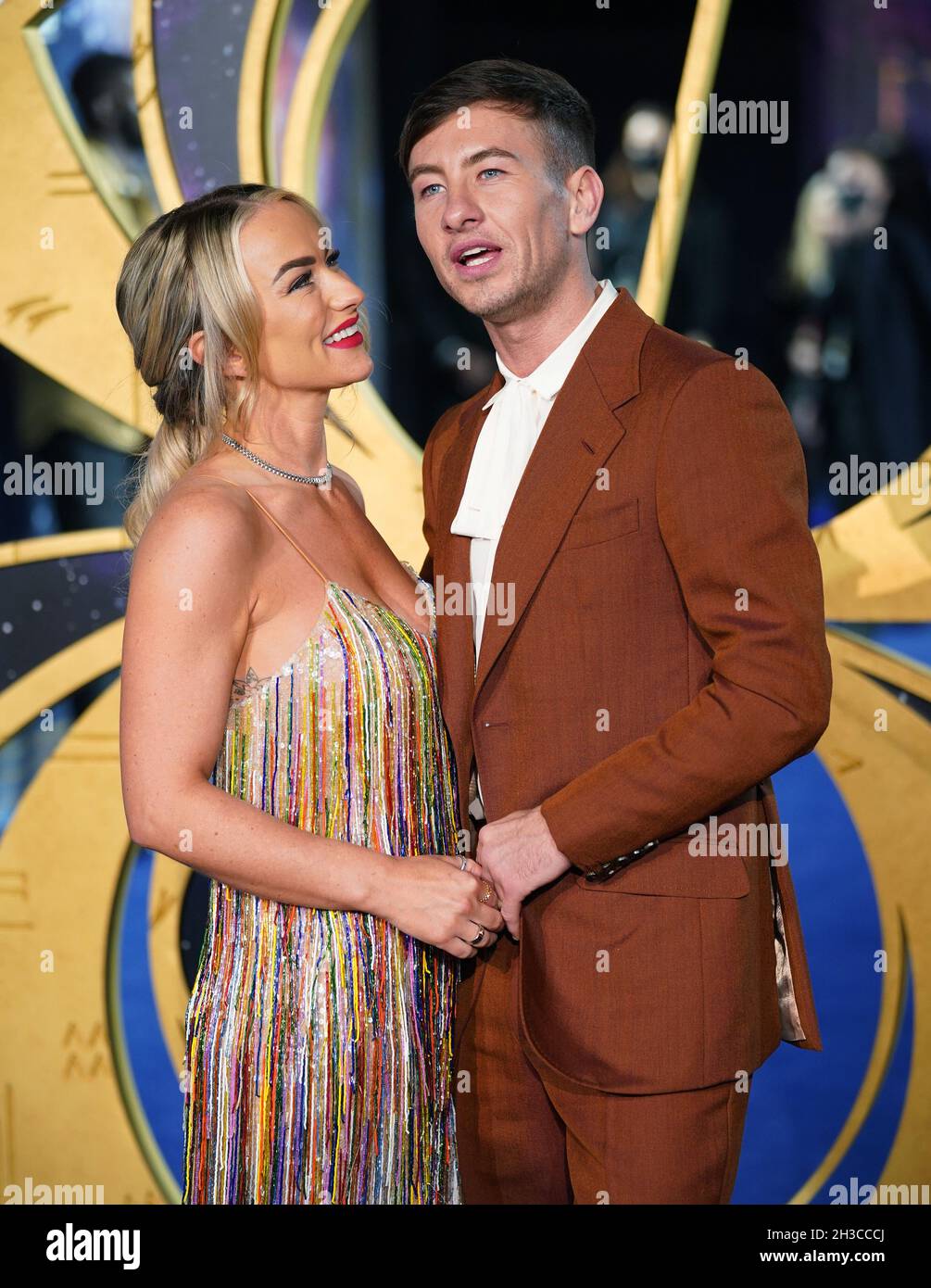 Shona Guerin and Barry Keoghan attending the UK Gala Screening of Marvel Studios' Eternals, at
