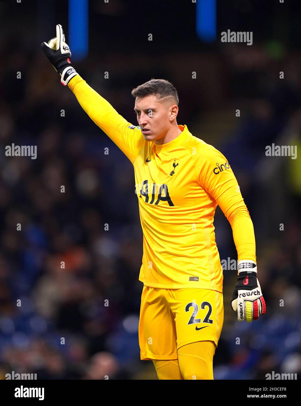 Tottenham Hotspur goalkeeper Pierluigi Gollini during the Carabao Cup Fourth Round match at Turf Moor, Burnley. Picture date: Wednesday October 27, 2021. Stock Photo