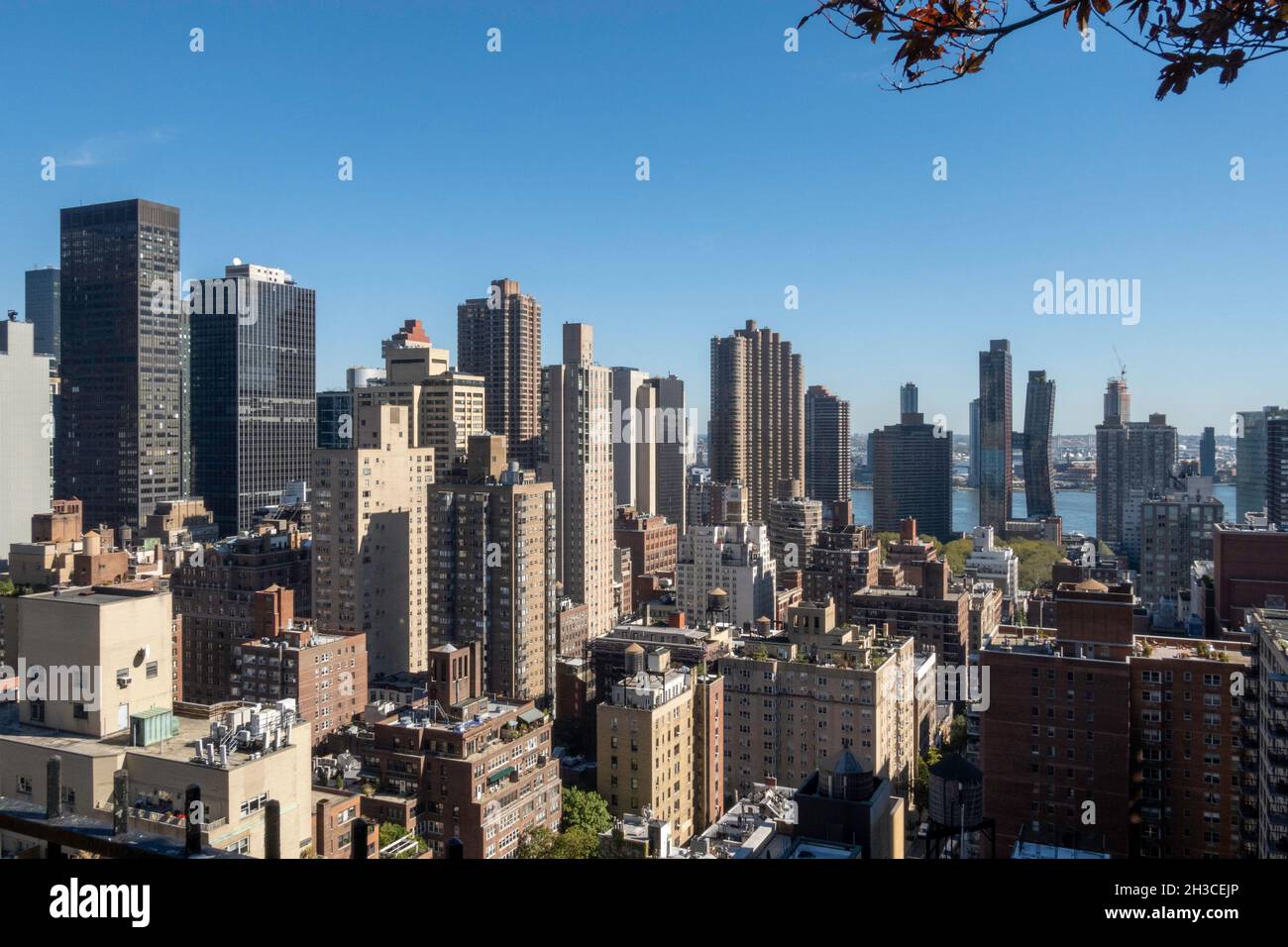 The Corinthian Apartment Building, and Skyscrapers along the East River Murray Hill, NYC, USA