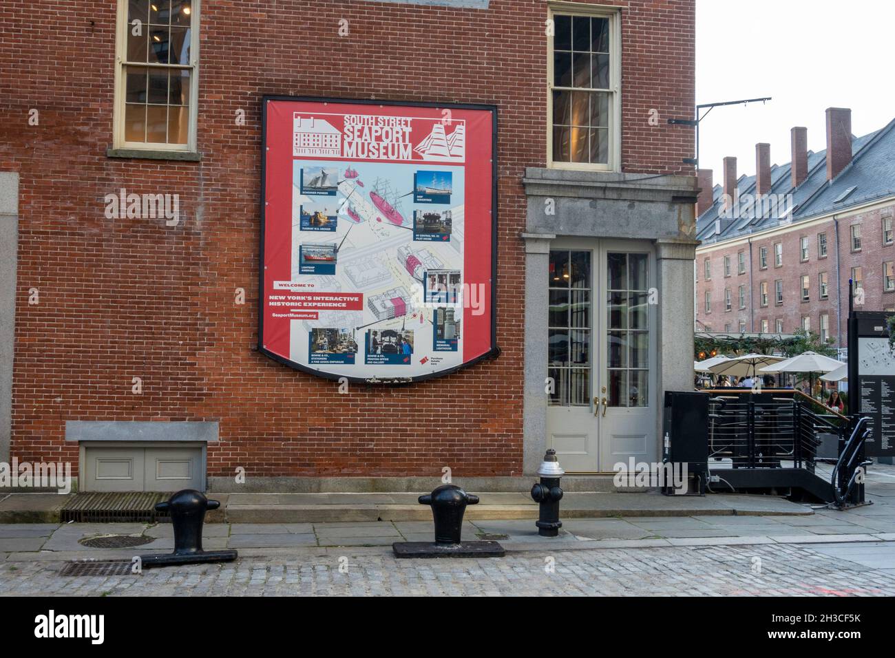 South Street Seaport, NYC, 2021 Stock Photo