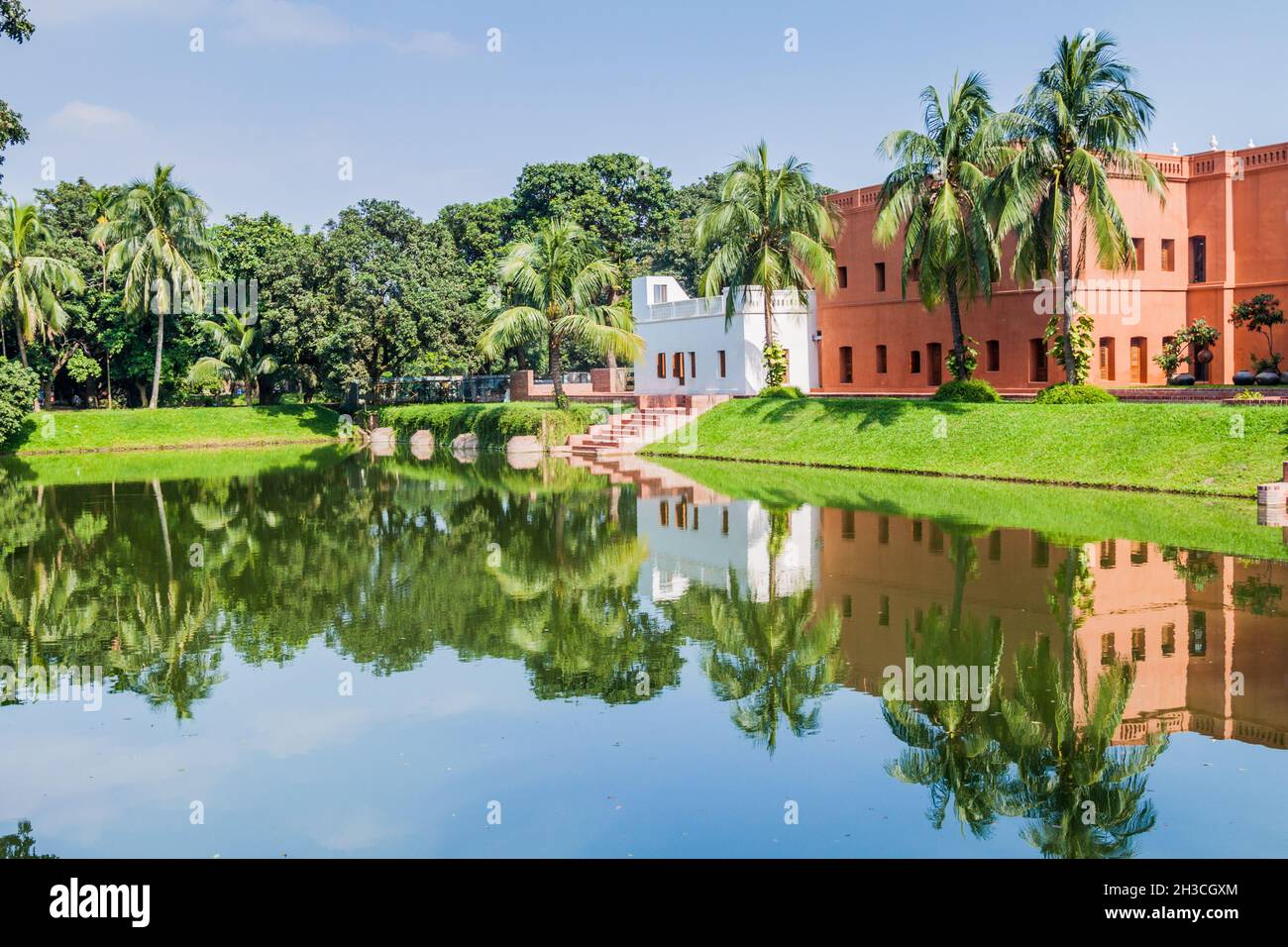 Sadarbari Sardar Bari Rajbari palace, Folk Arts Museum in Sonargaon town, Bangladesh Stock Photo