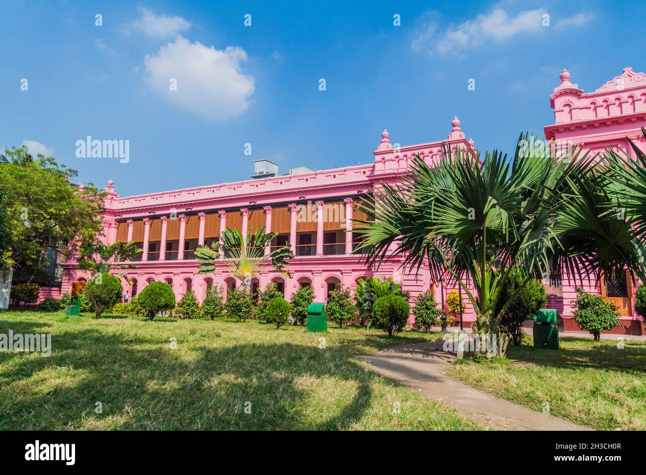 Ahsan Manzil, former residential palace of the Nawab of Dhaka, Bangladesh Stock Photo
