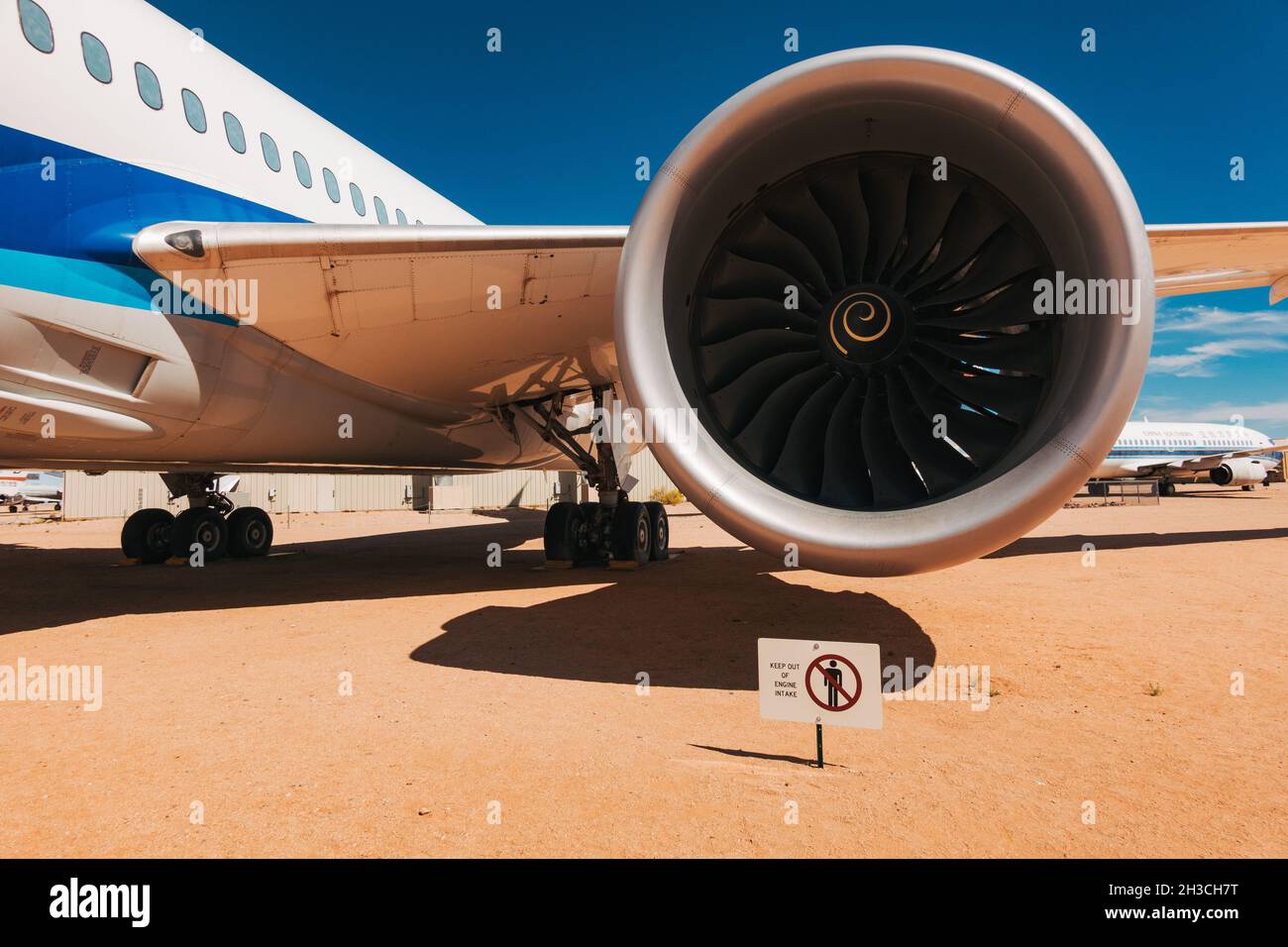 Boeing 787-8 Dreamliner at Pima Air & Space Museum in Tucson