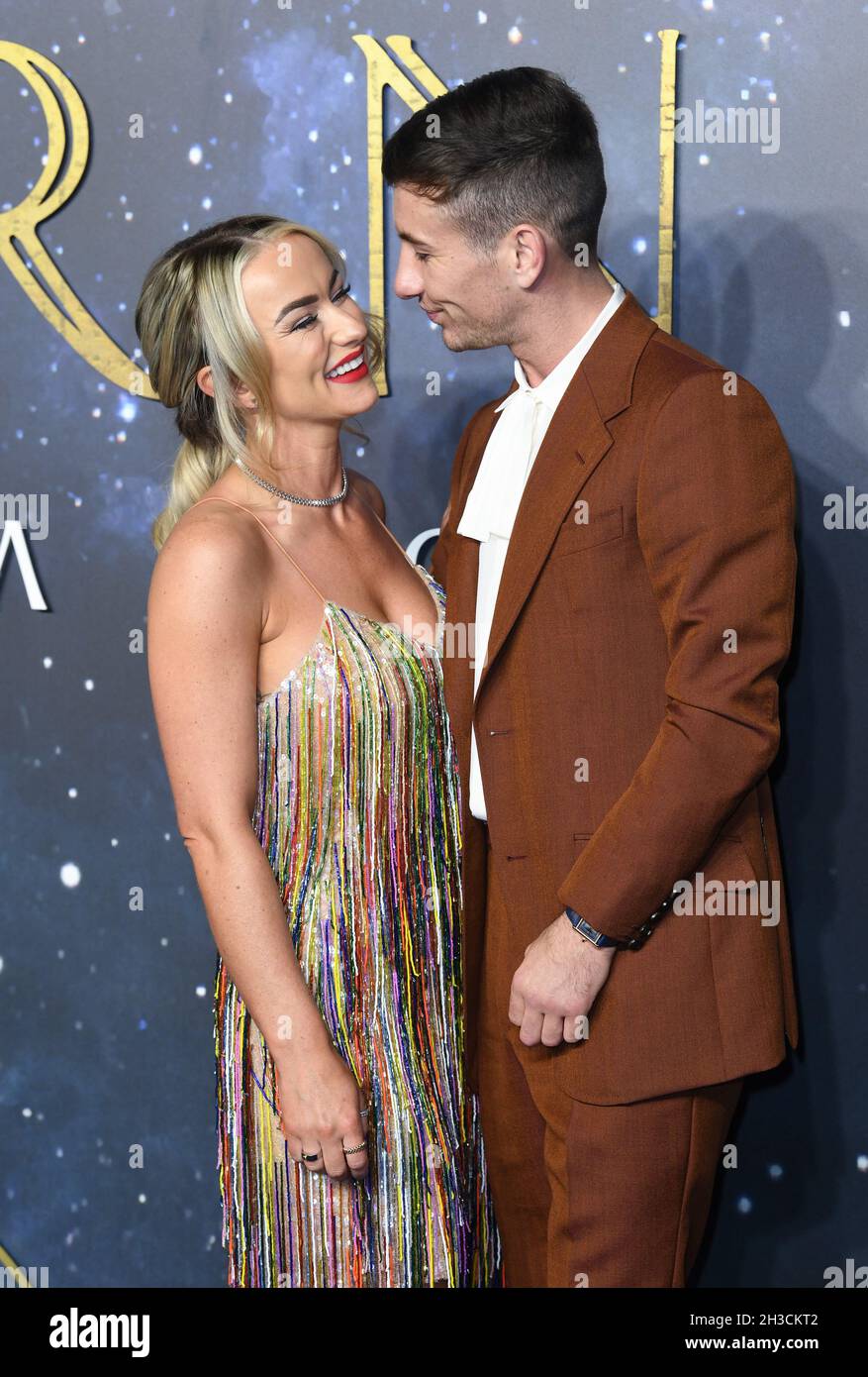 October 27th, 2021. London, UK. Barry Keoghan and Alyson Sandro