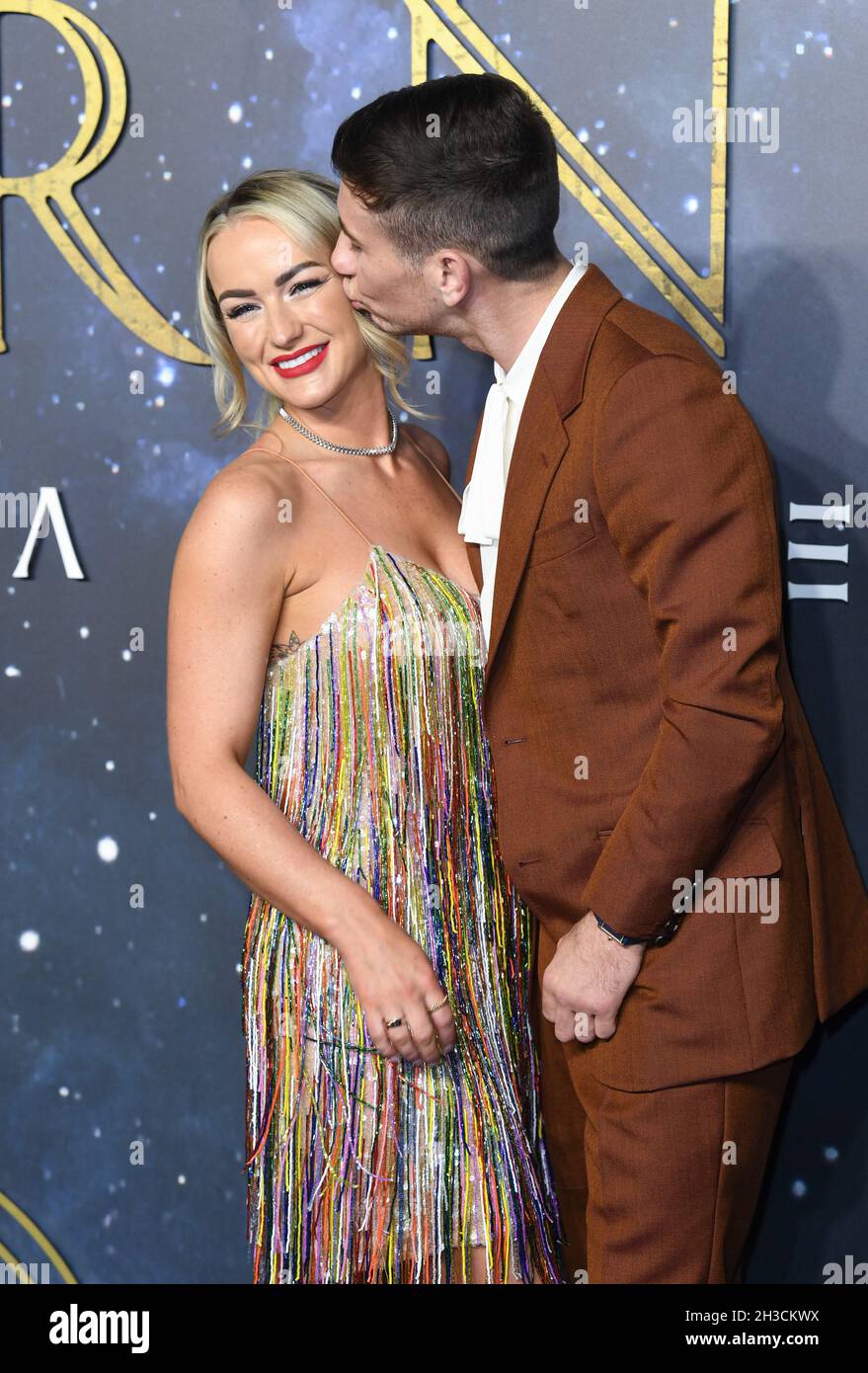 October 27th, 2021. London, UK. Barry Keoghan and Alyson Sandro