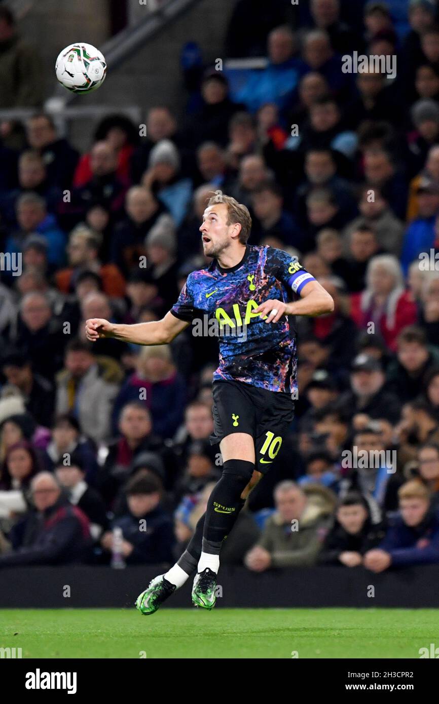 Tottenham Hotspur's Harry Kane during the The EFL Cup match, currently known as the Carabao Cup, between Burnley and Tottenham Hotspur at Turf Moor, Burnley, UK. Picture date: Thursday October 28, 2021. Photo credit should read: Anthony Devlin Stock Photo