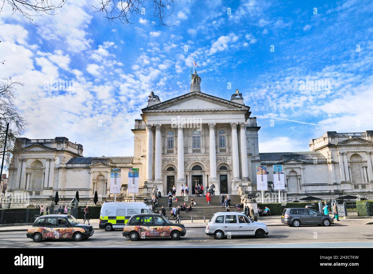 Tate Britain Art Gallery museum on Millbank, City of Westminster, London, England, UK. Stock Photo