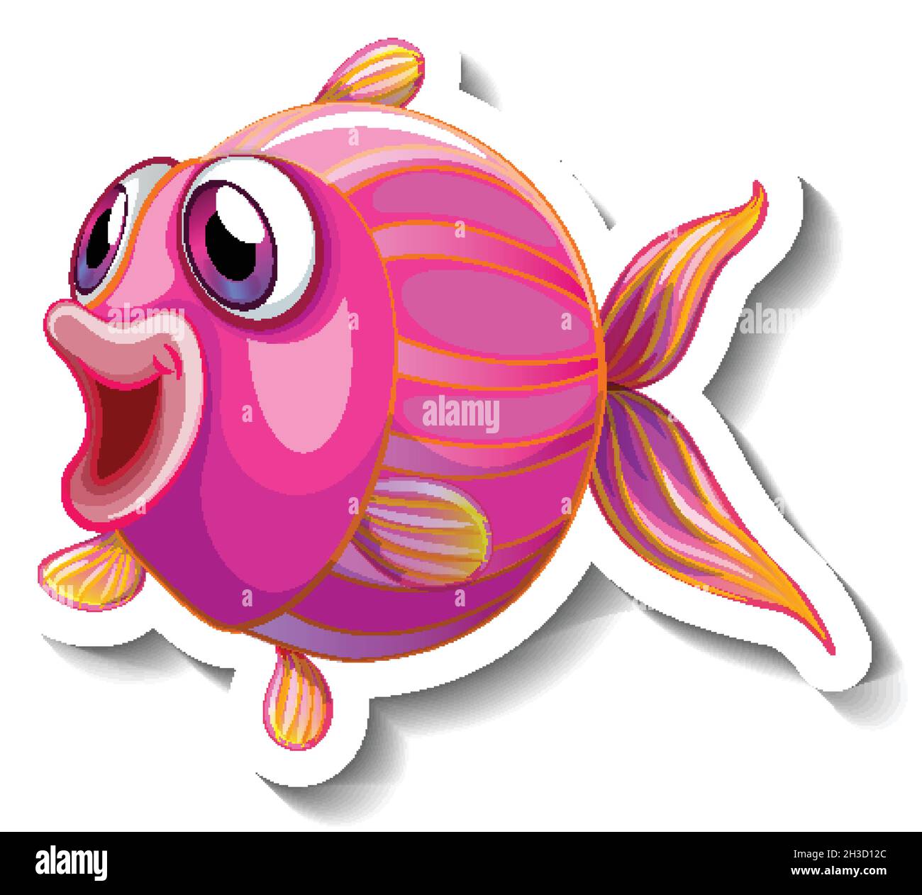 Sea Animal Cartoon Sticker with Cute Fish illustration Stock Vector Image & Art - Alamy Sea Animal Cartoon Sticker with Cute Fish illustration Stock Vector Image & Art - Alamy